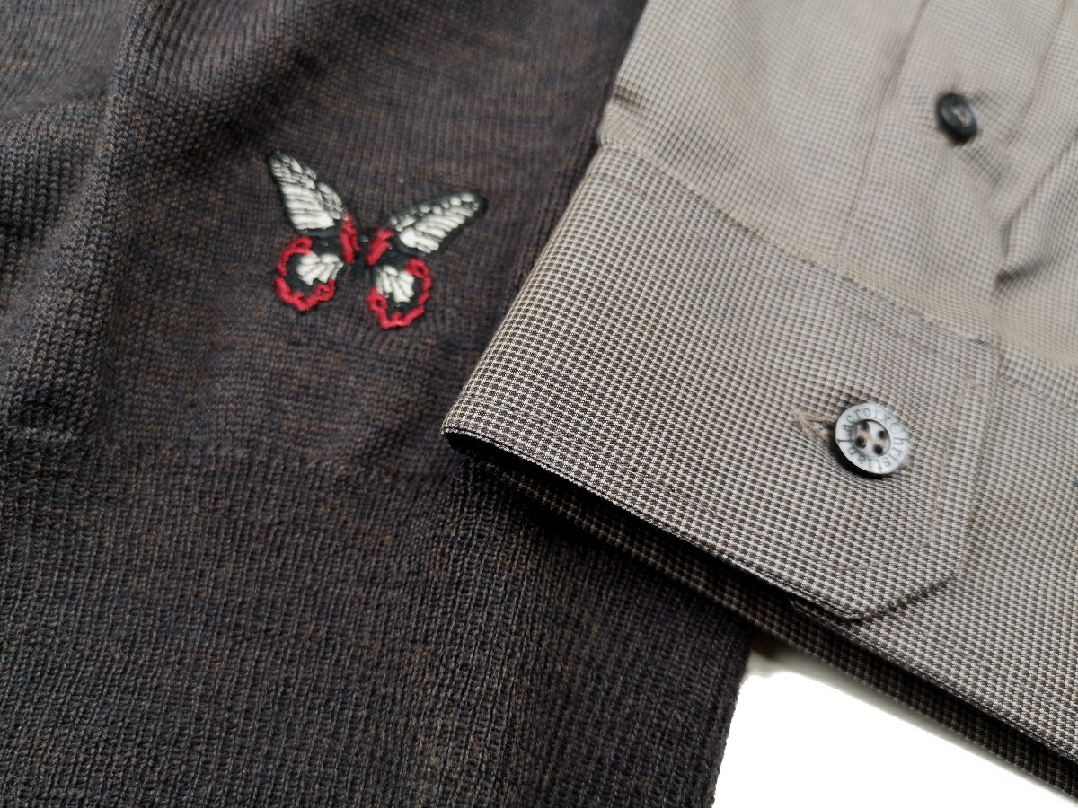 LBM for Christian Lacroix Sweater Large/52, Dark brown merino wool