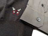 LBM for Christian Lacroix Sweater Large/52, Dark brown merino wool with cotton