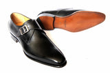 Carlos Santos Shoes Monk-strap, black leather, Z187 last