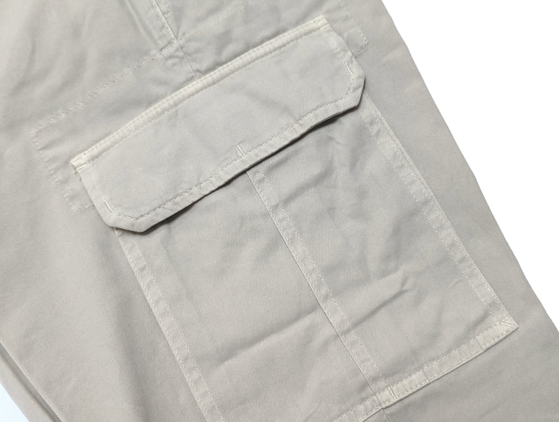 Brunello Cucinelli Trousers 36 Beige Cargo Pockets Cotton