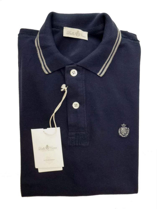 Della Ciana Polo Shirt X-Small Navy blue Cotton pique