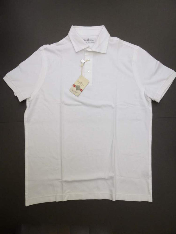 Della Ciana Polo Shirt XL/XXL White Cotton pique