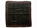 Dior Foulard, Brown and black Dior dash, wool/silk/cashmere