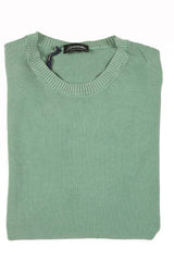 Drumohr Sweater: Small, Faded spearmint green weave, crewneck vest, pure cotton