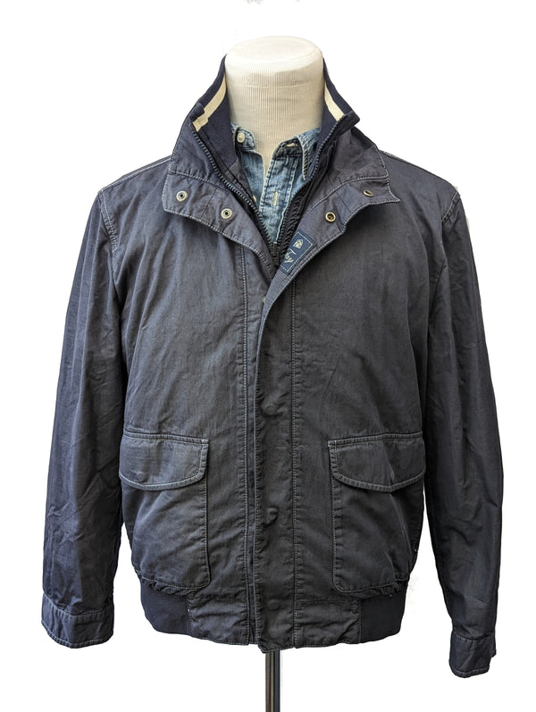 Fay Jacket M/L Zip-out Liner Washed Navy Cotton/Poliamid