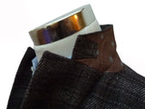 Gabardine Sport Coat Charcoal gray plaid, 2 button, wool blend