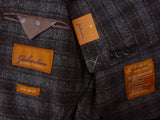 Gabardine Sport Coat Charcoal gray plaid, 2 button, wool blend