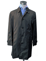 Hackett x Fox Trench Coat 40R Brown Single Breasted Polyester