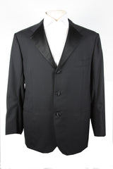 Kiton Tuxedo: 41S/42S W33, Black, 3-button, super 180's wool