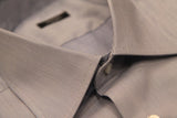 Barba Shirt: 15.75 Classic, White and navy pinstripe, spread collar, pure cotton