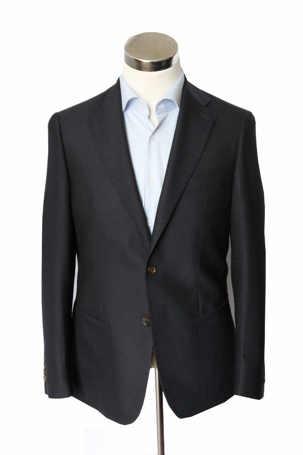 Benjamin Reda Sport Coat Wimbledon Blazer Dark navy 2-button wool hopsack