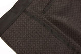 Incotex Trousers: 34, Grey weave with gunmetal grosgrain trim, flat front, pure wool