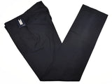 Incotex Trousers: 34, Charcoal check flat front Super 100's wool