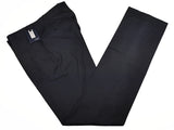 Incotex Trousers: 38, Charcoal check flat front Super 100's wool