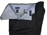 Incotex Trousers: 38, Charcoal check flat front Super 100's wool