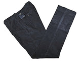 Incotex Trousers: 32, Navy corduroy flat front pure cotton