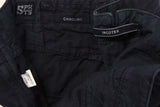 Incotex Trousers: 40, Soft navy, flat front slim fit, linen/cotton