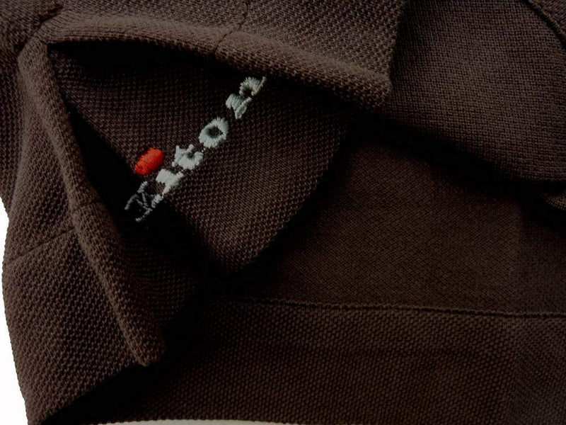 Kiton Polo Shirt M Soft Brown Cotton Pique