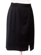 Kiton Women's Skirt Black Wool IT 46