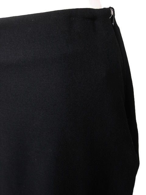 Kiton Women's Skirt Black Wool Stretch IT 42