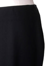 Kiton Women's Skirt Black Wool IT 42