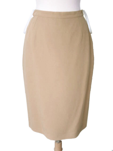 Kiton Women's Tan Silk Crepe Stretch IT 42