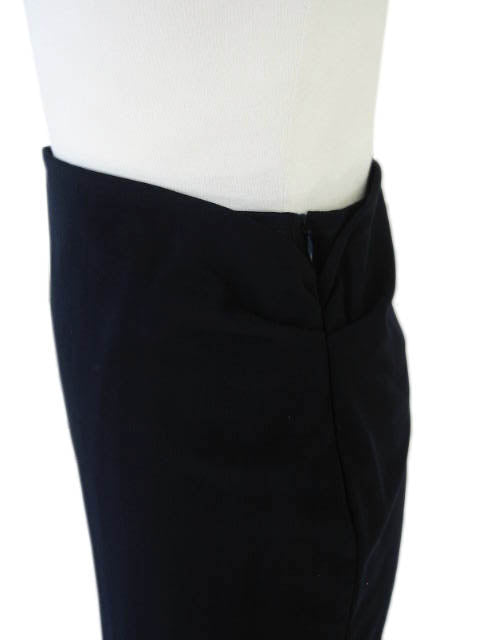 Kiton Women's Wrap Skirt Navy Wool IT 42