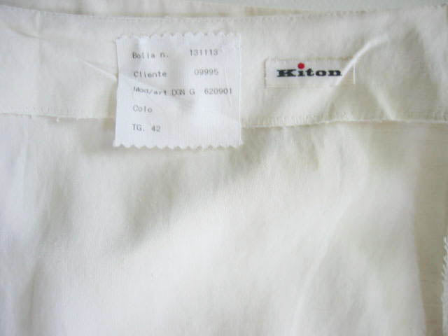 Kiton Women's Skirt Ivory Linen IT 42