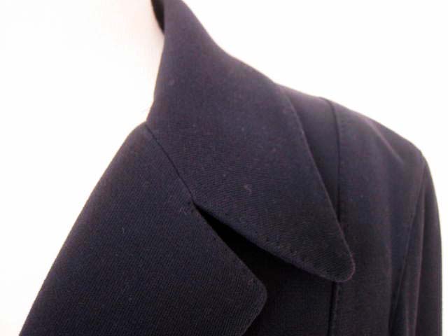 Kiton Women's Navy Heavy Cotton Jacket/Coat IT 46/US 12