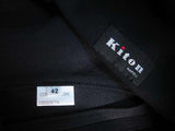 Kiton Women's Black Heavy Silk Jacket/Coat IT 42/US 8/10