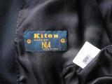 Kiton Women's Black Wool Nehru Jacket/Coat IT 46/US 12
