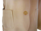 Kiton Women's Tan Silk Jacket/Coat IT 42/US 8/10 IRR
