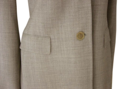 Kiton Women's Light Grey Melange Wool/Mohair Jacket/Coat IT 42/US 8