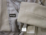 Kiton Women's Light Grey Melange Wool/Mohair Jacket/Coat IT 42/US 8