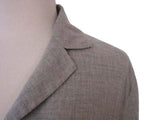 Kiton Women's Light Grey Cashmere Unlined Spring Coat IT 42/US 8/10