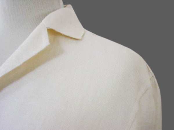 Kiton Women's Cream Spring Linen Coat IT 42/US 8 Stained