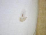 Kiton Women's Cream Double Breasted Linen Coat IT 42/US 8 Broken Button