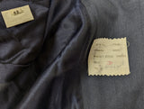 Kiton Women's Washed Blue Heavy Silk Jacket/Coat IT 40/US 6