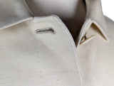 Kiton Women's Beige Linen/Silk Coat IT 42/US 8/10