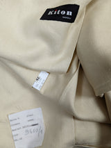 Kiton Women's Beige Linen/Silk Coat IT 42/US 8/10