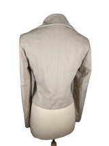 Kiton Women's Stone Beige Asymmetrical Jacket IT 42/US 8