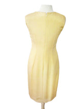 Kiton Women's Soft Yellow Silk Dress IT 42/US 8