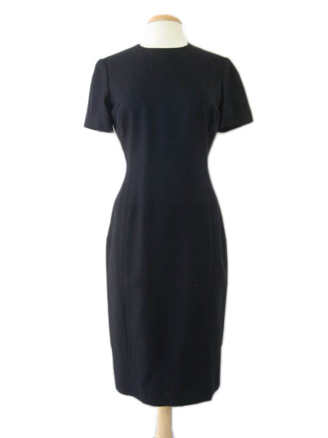 Kiton Women's Dark Navy Blue Silk Dress IT 42/US 8