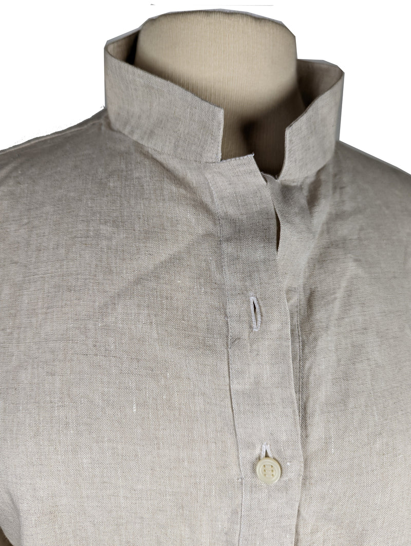 Kiton Women's Sand Beige Linen Smock Dress IT 44/US 10 eHABERDASHER Kiton Women's Sand Beige Linen Smock Dress IT 44/US 10 eHABERDASHER