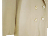 Kiton Women's Sand Double Breasted Silk Blazer IT 42/US 8/10