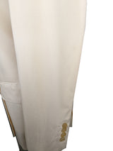 Kiton Women's Cream Double Breasted Wool Blazer IT 42/US 8 DMG