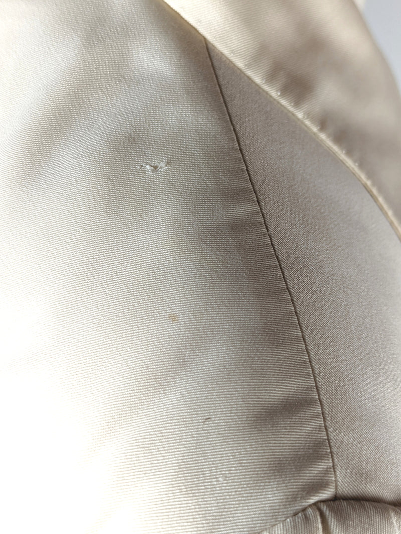 Kiton Women's Cream Double Breasted Wool Blazer IT 42/US 8 DMG