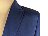 Kiton Women's Rich Blue Silk Blazer IT 42/US 8 DMG