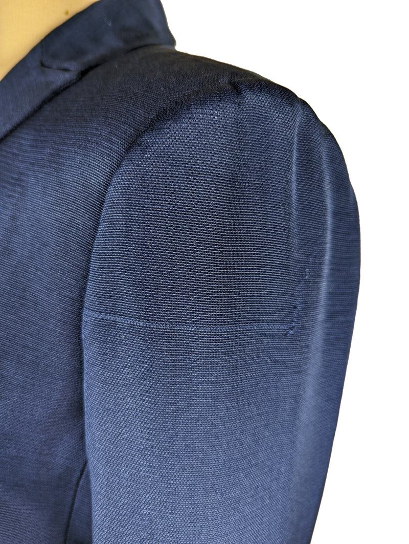 Kiton Women's Rich Blue Silk Blazer IT 42/US 8 DMG
