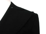 Kiton Women's Black Double Breasted Wool Blazer IT 42/US 8/10